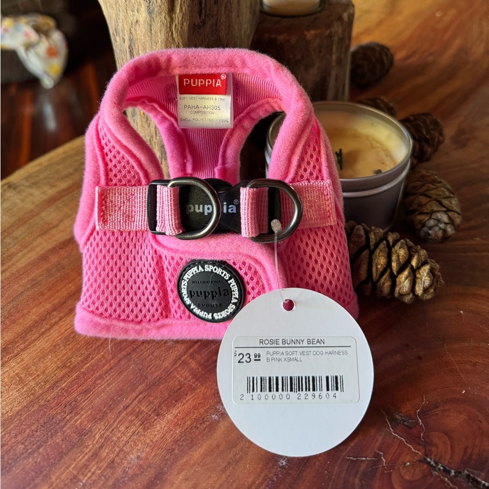 Puppia sports- Pink Dog Harness XS under 5 lbs
